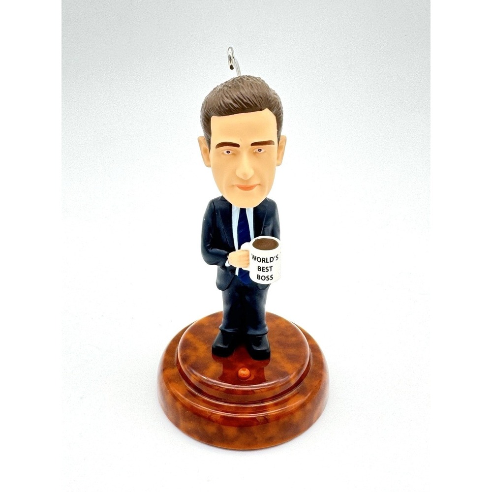 Hallmark Keepsake Ornament 2011 Michael Scott Bobblehead The Office Magic Sound